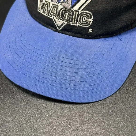 Vintage Orlando Magic Loony Tunes Hat Unisex Adjustable Black 1993 Snap Back - Picture 2 of 9